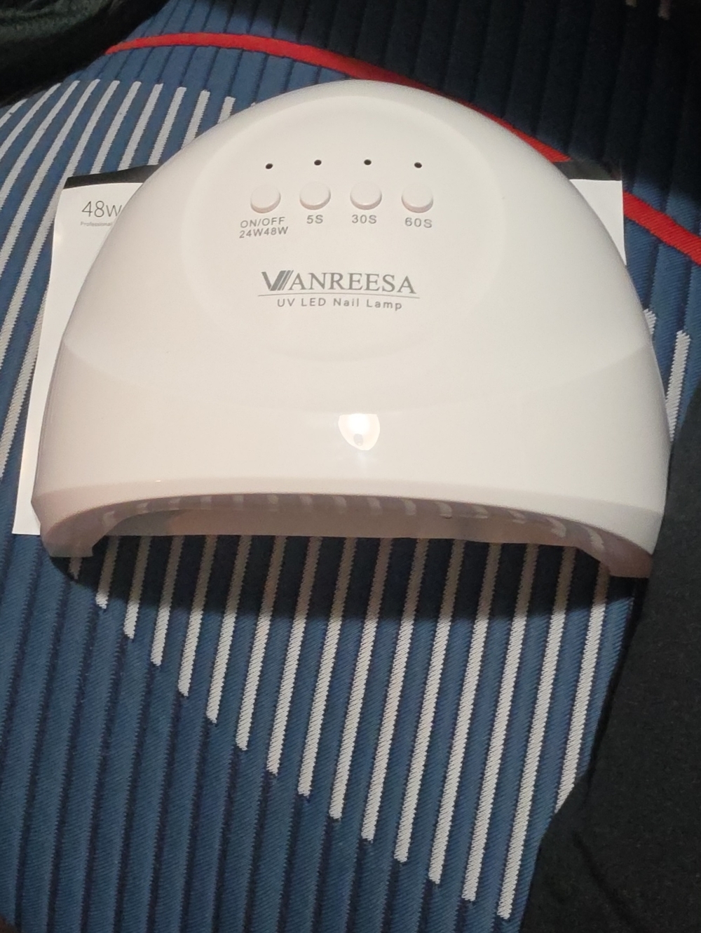 Vanreesa White UV LED Nail Lamp – 48W Fast Curing Light